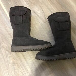 Nevada Ladies Brown Suede Boots Size 8